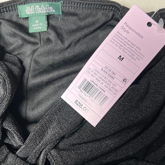 Wild Fable NWT Responsible Style Black Top Size Medium - Picture 5 of 5